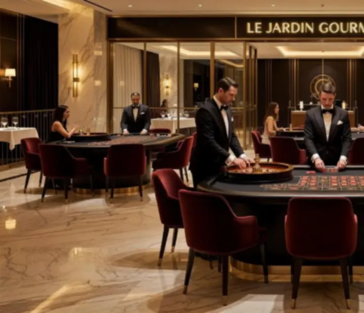 Premium roulette and gaming tables on the Cashebo casino floor.